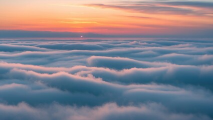 Obraz premium Colorful twilight sky backdrop with a scenic sky