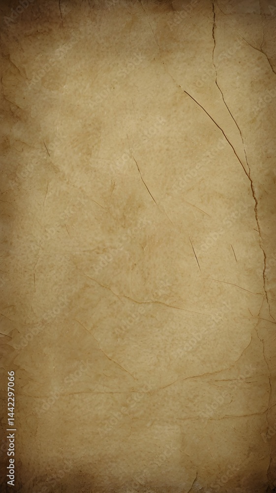 Poster old paper texture with wrinkles and folds