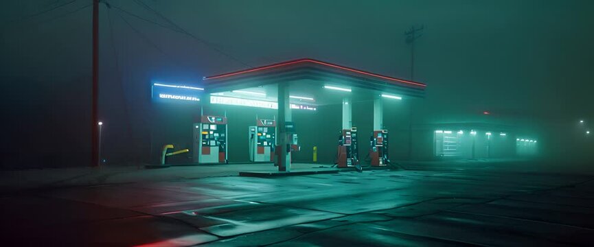 gas station