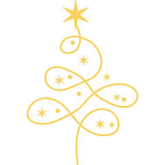 Gold Christmas Tree
