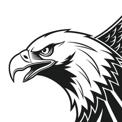 Obraz premium eagle head mascot