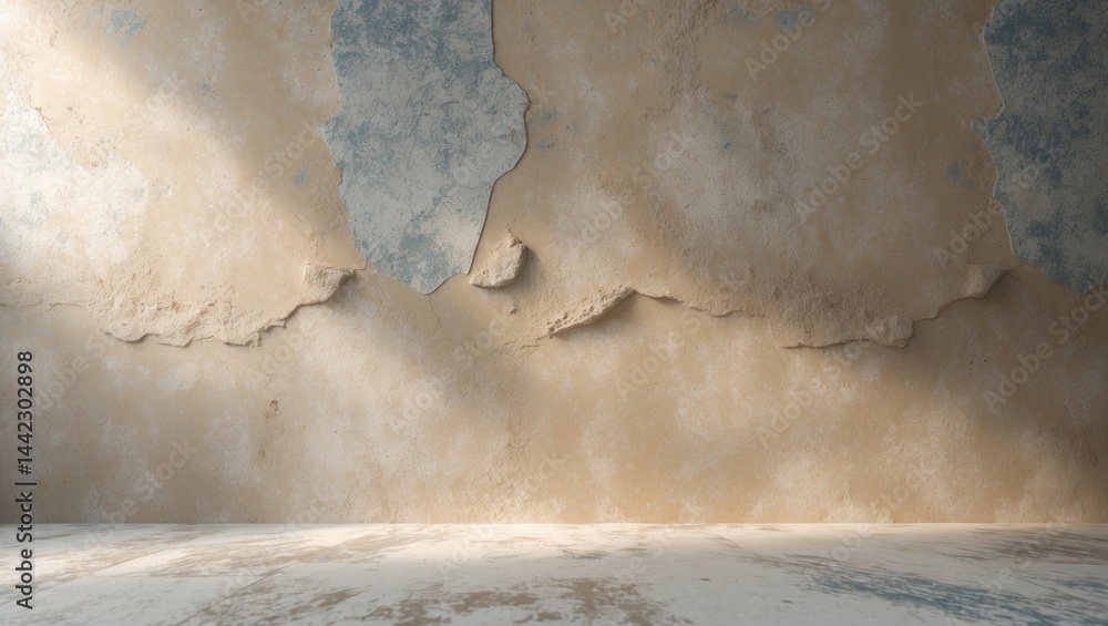 Poster wall background with marble pattern design