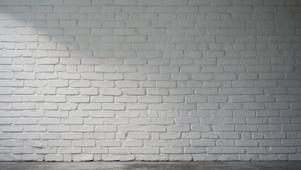 Background featuring white brick wall texture and plaster