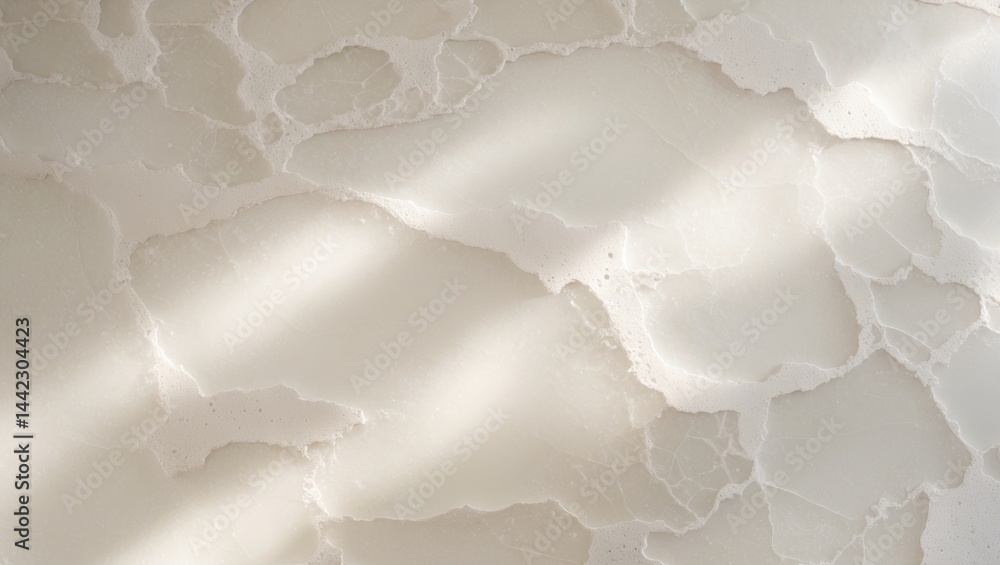 Poster widescreen abstract graphic with a white background texture of limestone.