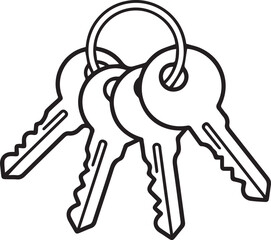 Key Vector Bundle for Lock and Security Concepts