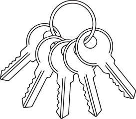 Key Vector Bundle for Lock and Security Concepts