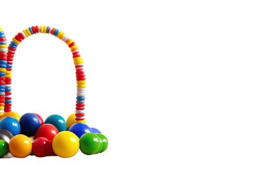Colorful ball toy arch  Multi-colored balls and arches for infant development