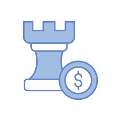 Finance Strategy Vector icon