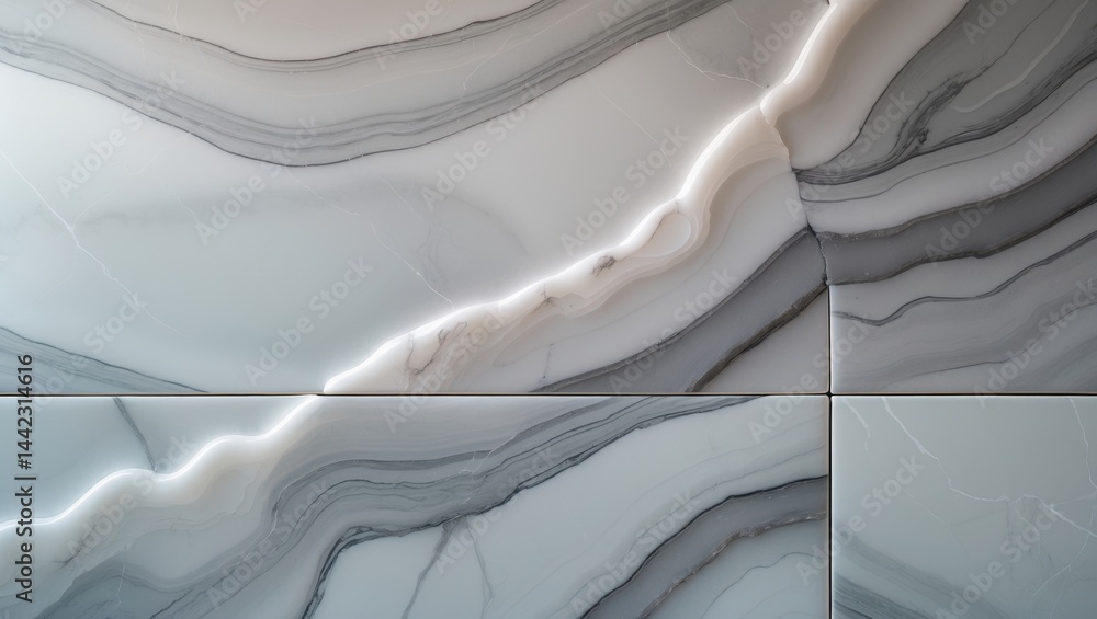 Aufkleber Background of abstract ceramic tiles texture in seamless square tile pattern