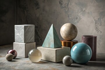 Geometric Shapes Still Life