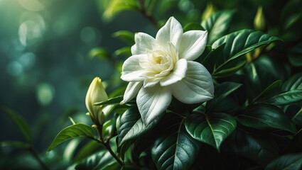 Fototapeta premium Identifying Gardenia jasminoides