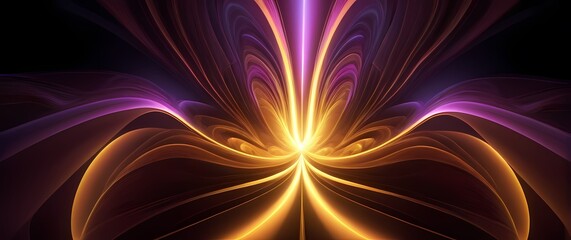 Obraz premium Abstract digital backgrounds composed of fractal shapes and luminous gradients