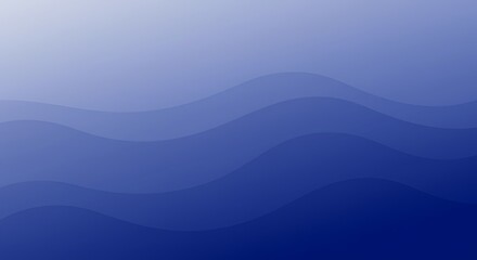 Azure Undulations AI Generated