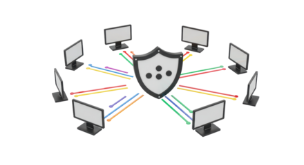 Isolated Network Security with Shield and Computers