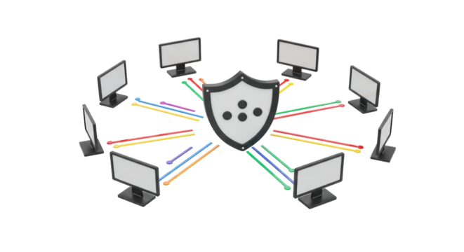 Isolated Network Security with Shield and Computers