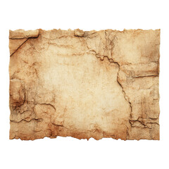 Fototapeta premium Event card (aged parchment style), on transparent background