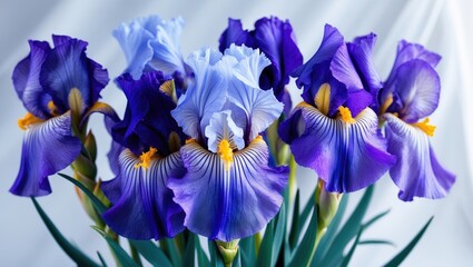 Beautiful Irises Flowers