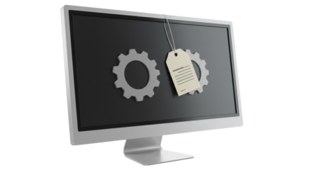 Isolated Monitor with Gears and Tag Information