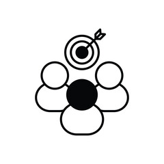 Target Group Vector icon