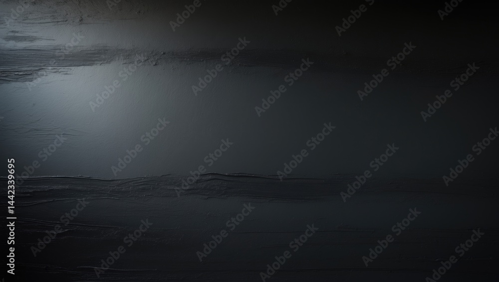 Poster design texture of a dark abstract paint pattern on the surface wall