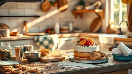 baking christmas cookies