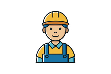 Worker silhouette in construction gear, representing hard work, productivity, and labor, ideal for labor day or labour day projects focused on workers
