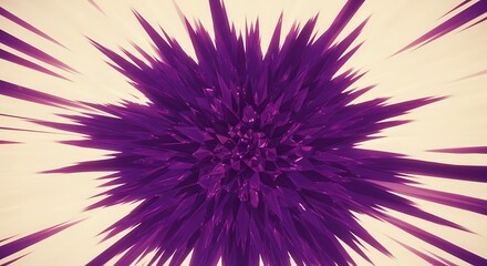Fototapeta premium Violet Radiance: A Burst of Light AI Generated