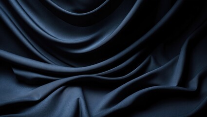 Fototapeta premium Curtain or Fabric Undulation. Elegant Abstract Background with Copy Space Available.