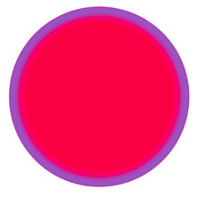 Gradient circle decoration