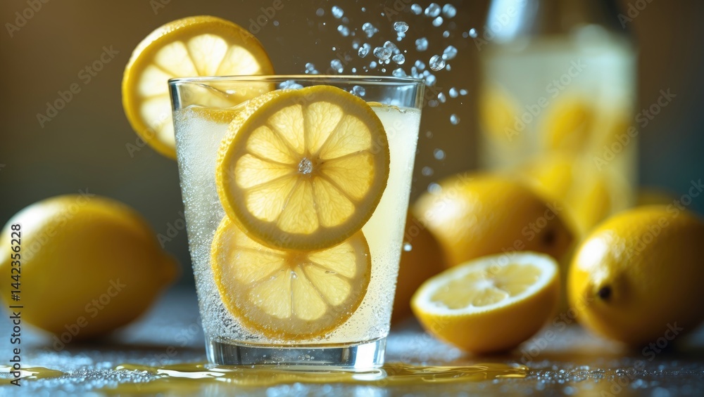 Poster ample lemon with a sour twist