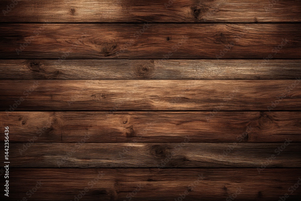 Poster the image features a natural wood texture, with a wood background and a table top composed of dark r