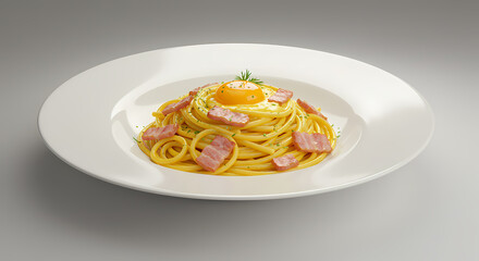Fototapeta premium Spaghetti Carbonara