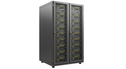 Isolated Server Rack Cabinet for Data Storage and IT Infrastructure