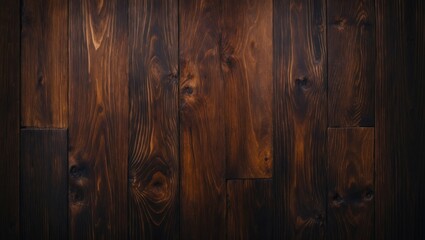 dark wood texture on a background of brown planks
