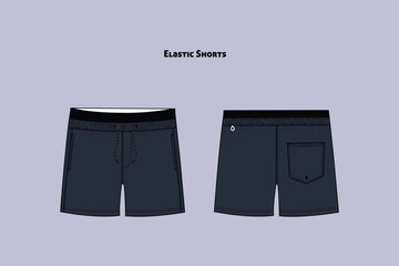 Elastic Shorts-1