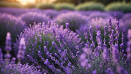 Obraz premium Lavender field at its brightest