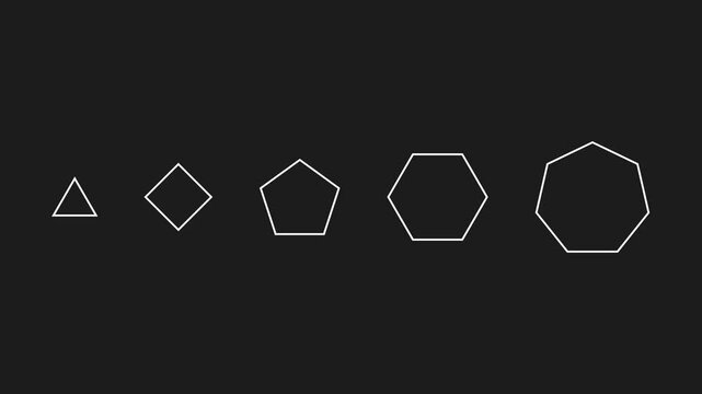 Animation showing Nested Polygons expanding.