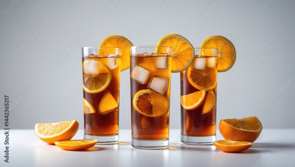 Poster background isolation of tea with clipping path