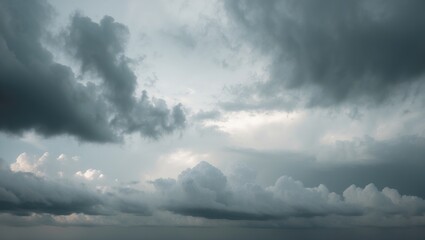 Obraz premium Stratocumulus clouds b-roll in cinemagraphs