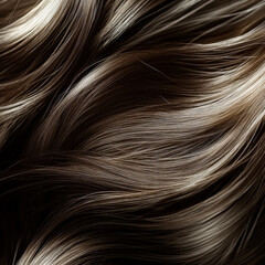 Naklejka premium Close up of a woman's hair with a lot of texture
