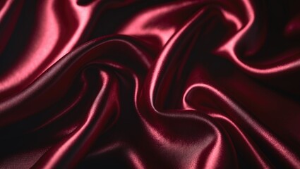 Obraz premium Detailed view of rippled fabric texture backdrop
