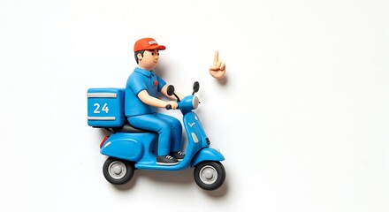 Fast Delivery Service: 24/7 Express Shipping with Scooter