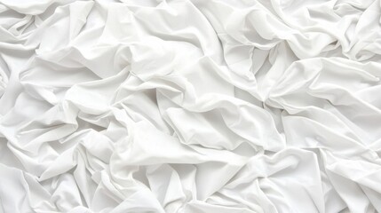 Obraz premium A Blank Canvas of White Fabric