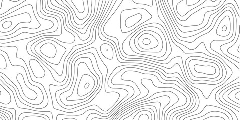 Fototapeta premium Abstract Topographic background. Geographic line map. Wavy pattern design. Paper texture imitation of a geographical map shades. Vector illustration. 