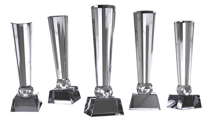 Award trophy glass