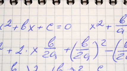 Creative math on grid paper