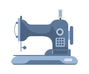 Vintage Sewing Machine Ready for Crafting and Tailoring