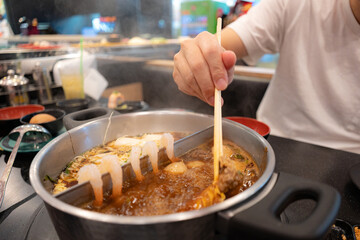 Food menu shabu restaurant hotpot 