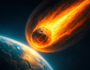 Meteor Strike Approaching Earth