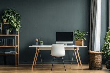 Modern home office setup